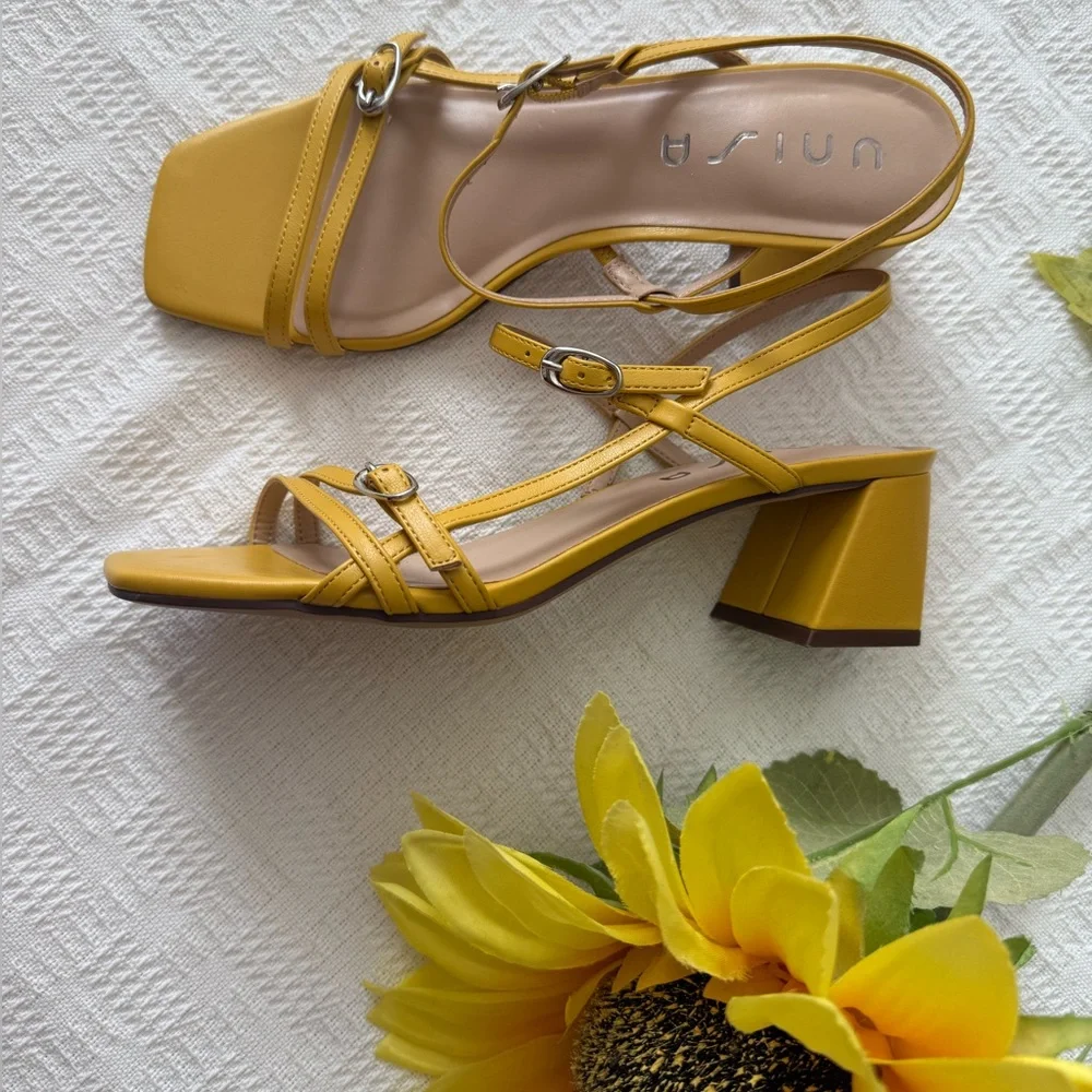 Unisa Mustard Yellow Strappy Sandals
New - Picture 4 of 8